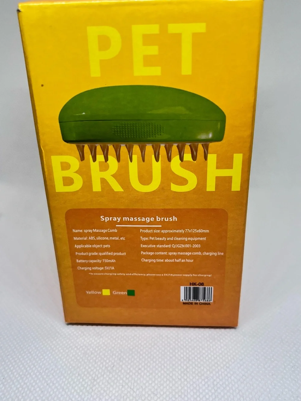 Dumpill 3-in-1 Rechargeable Electric Steam Mist Pet Grooming Spa Brush BNWT